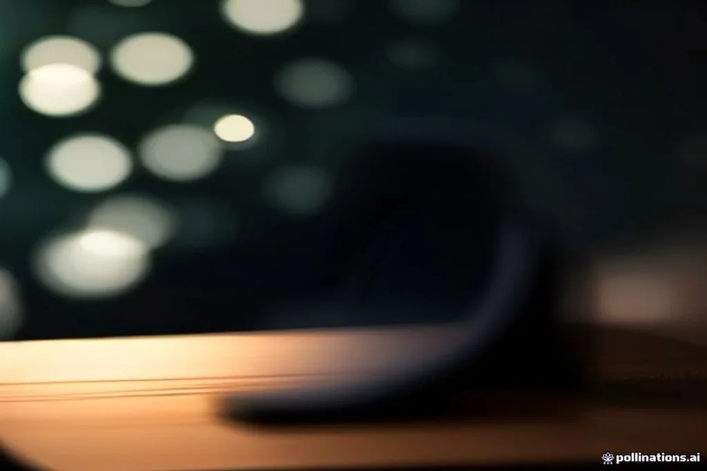 Smartfon z abstrakcyjnymi smugami światła wypływającymi z ekranu
