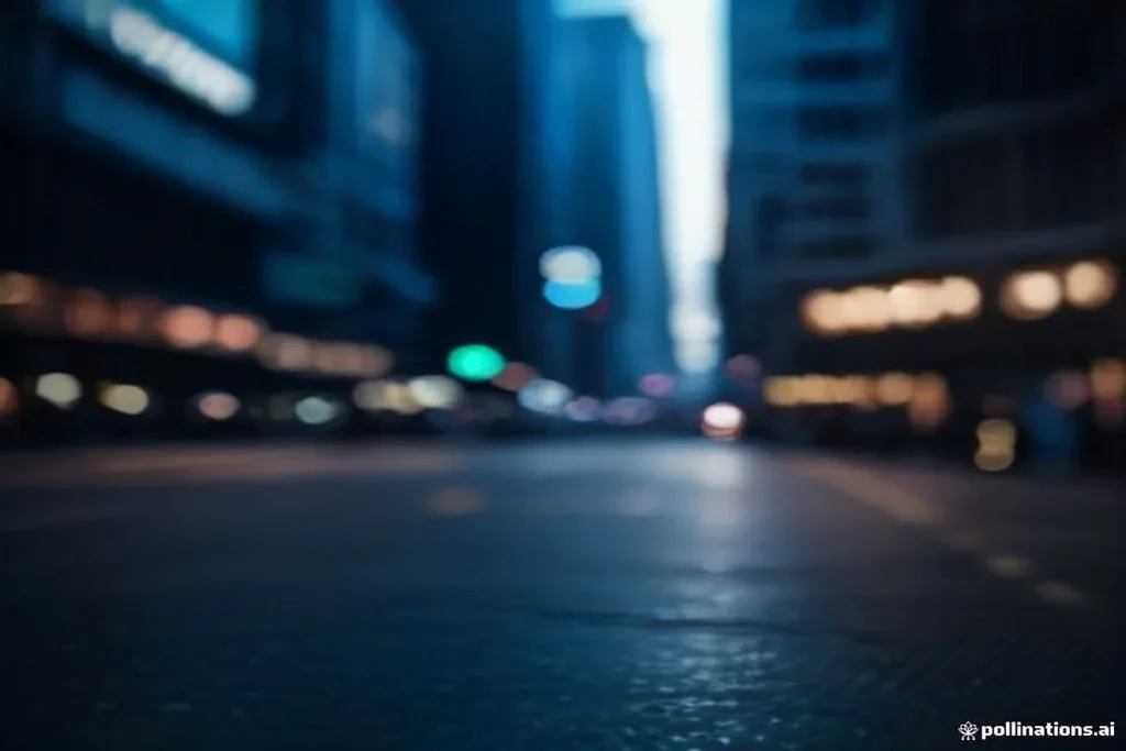 Duży pusty billboard świecący nocą nad miejską ulicą