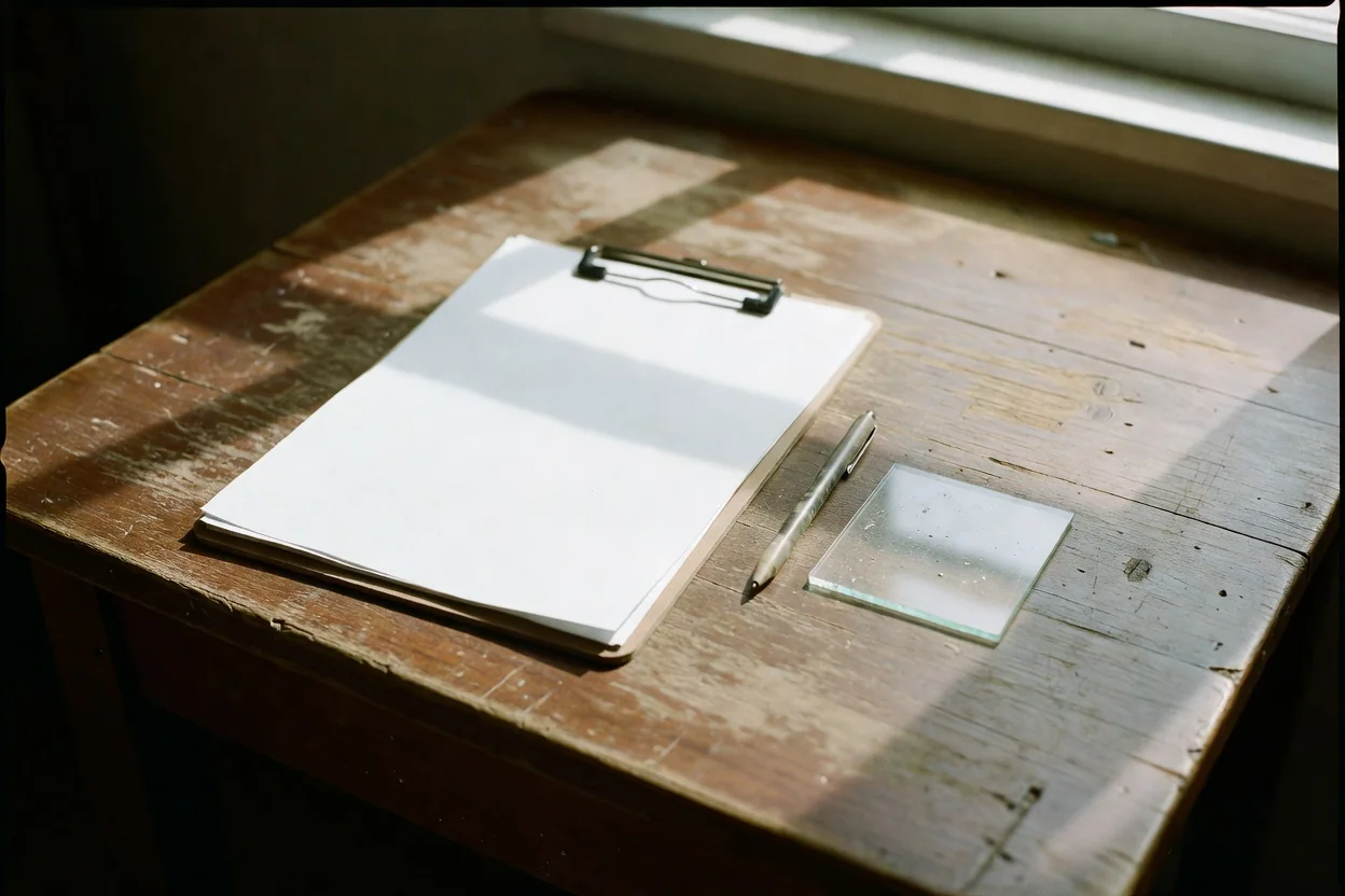 Reading a Window Glass Quote Line by Line